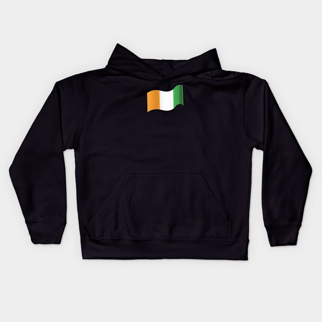 Cote d'Ivoire Kids Hoodie by traditionation